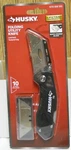 Husky 1010008593 Folding Utility Knife Quick-change Blades Included. Fixed Price $13.99.