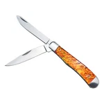 Albatross 2 Blades Traditional Stainless Steel Folding Pocket Knife FK060 Orange. Fixed Price $18.99.