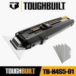 Toughbuilt Retractable Scraper Utility Knife + Blades TB-H4S5-01. Fixed Price $44.99.