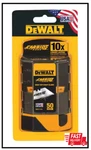 Dewalt Carbide Utility Knife Blades 50-PACK. Fixed Price $28.00.