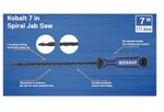 6 Pack Case Of Kobalt Spiral Jab Saws 7 Carbon Steel Blade For Drywall. Fixed Price $16.95.