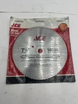 Ace 23583 Steel Saw Blade For Smooth Ripping And Crosscutting 7 1/4" 140 Teeth. Fixed Price $17.49.