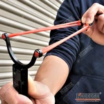 8" Pocket Knife Sling Shot W/ Glass Breaker Hunting Tactical Tanto Folding. Fixed Price $22.95.