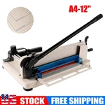 Paper Cutter 12"-A4 Guillotine Trimmer 400-SHEET Cutting Capacity For Card. Fixed Price $129.20.
