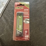 Olfa 9149 ABB-50B 9MM Ultrasharp Black Snap-off Blade, 50-PACK. Fixed Price $24.83.
