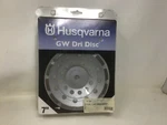 Husqvarna 542751314 GW1 7" Dri Disc Cup Concrete Masonry Stone Grinding Grinder. Fixed Price $62.00.