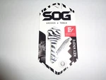 Sog Zebra Shaped Folding Lock Blade Knife Pocket Or Keychain Stainless Steel. Fixed Price $12.95.