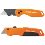 Klein Tools 44312 Folding And Slide Out Utility Knife Set, Flickblade, 2-PIECE. Fixed Price $25.74.