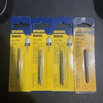 Irwin Hanson High Carbon Steel Plug Tap Lot 10-32NF, 8-32NC,12-24NC,3/16 24NS. Fixed Price $29.99.