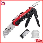 Edcfans Folding Utility Knife Box Cutter With 5 Razor Blades, Screwdriver, Sa.... Fixed Price $24.99.