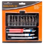 13 Pcs Precision Hobby Knife Set W Exacto Blades Fits Knives Scribing Razor Art. Fixed Price $9.49.
