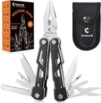 With Safety LOCKING,16-IN-1 Stainless Steel Pocket Black. Fixed Price $14.76.
