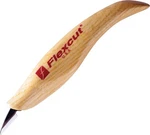 Flexcut Mini Detail Tan Wood Carbon Steel Fixed Blade Knife KN27. Fixed Price $32.95.