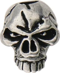 Schmuckatelli Co Emerson Skull Bead Sculpted Pewter With 0.187" Lanyard Hole. Fixed Price $10.59.