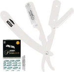 Straight Edge Samurai Shaving Cut Throat Razor 100 Derby Blades Utopia Care. Fixed Price $14.22.