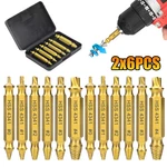 12PCS Damaged Screw Extractor Speed Out Drill Bits Hss Broken Bolt Remover Tools. Fixed Price $9.77.