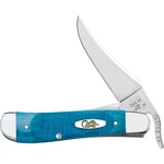 Case & Sons Caribbean Blue Jig Bone Sawcut 1/4" Russlock Pocket Knife CA-25589. Fixed Price $89.99.