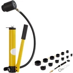 10 Ton Hydraulic Knockout Punch Driver Kit Hole Tool 1/2"-2" With 6 Dies. Fixed Price $69.99.