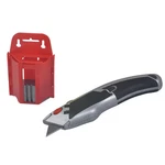 Retractable Utility With Holder And 100 Extra Blades. Fixed Price $12.60.
