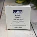 Uline H-64B Replacement Utility Blades 100 Pack Made Taiwan New Sealed. Fixed Price $9.95.