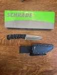 Schrade SCHF59 Fixed Blade Knife G-10 Handle W/ Sheath Discontinued. Fixed Price $29.99.