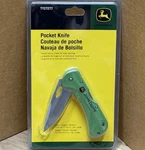 New John Deer Pocket Knife Green Thermoplastic Handle- TY27277 Hunter Folding. Fixed Price $24.99.