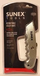 Sunex Tools - Retractable Utility Knife Ergonomic Handle Design Silver. Fixed Price $10.23.