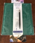 Darice Portable Cutting Mat & Knife Set 7.5X9 Includes Cap Extra Blades. Fixed Price $9.99.