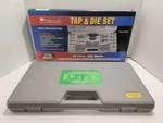 Pittsburgh 35407 Tap & Die Set 60 Pc Sae Metric Coarse Fine W/case Open Box. Fixed Price $40.00.