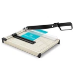 Guillotine Paper Cutter, 12" Trimmer, Heavy Duty Metal Base, 15 Sheet Capa. Fixed Price $34.98.