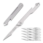 Edcfans Folding Scalpel Knife, Small Pocket For Men With 10PCS Surgical.... Fixed Price $34.22.