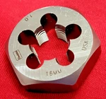 M16 1.0 Metric 1.4" Hex Die Irwin Hanson 6954 16MM Cs Usa Rh. Fixed Price $24.95.