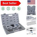 Comprehensive Sae & Metric 60-PC Tap And Die Set With Precision Accessories. Fixed Price $122.20.