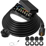 Mictuning 8FT/16FT Trailer Cord, 7-WAY Plug Inline Junction Box Wiring Harness. Fixed Price $38.94.