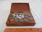 Transfer Punch Steel Machinist Non-thread Tool Kit Wood Case 4 Missing.. Fixed Price $25.00.