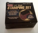 Pittsburgh Stamping Set Letter Number Punch Steel 1/4" A-z, 0-9 Metal Die Tool. Fixed Price $19.95.