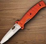 Fox Advance Rescue Folding Knife 4.25" Bohler N690 Steel Blade Orange G10 Handle. Fixed Price $194.06.