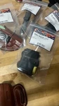 Desantis Blem Holsters -box Of 16 Mixed -leather,kydex,suede. Fixed Price $210.00.