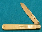 Antique Tw Hlmk Sterling Silver Pearl Folding Fruit Knife Knives Vintage Utility. Fixed Price $79.99.