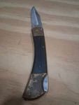Klein Tools 44037 Sportsman Drop Point Blade Wood Handle Folding Knife Japan. Fixed Price $18.88.