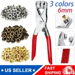 300PCS Grommet Pliers Tool Kit Punch Hole Eyelet Snap Button Leather Craft 6MM. Fixed Price $11.39.