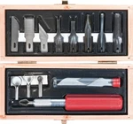 Excel Blades Woodworking Set K5 Heavy-duty Knife Assorted Gouges Routers. Fixed Price $33.29.