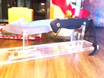 Special Hunter/skinner Guthook Knife Full Tang Black Alum. Handles + Sheath, 9". Fixed Price $12.88.