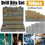 100PCS Titanium Coated Hss Drill Bit Set 3MM High Speed Steel Tools - New. Fixed Price $16.75.