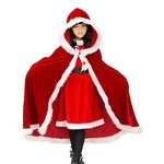 Udyr Child Christmas Cloak Deluxe Velvet Mrs Santa Claus Robe Large, Red Kids. Fixed Price $29.35.