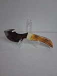 The Bone Edge Hand Made Knife Full Stainless Steel Blade Pakistan Gut Hook. Fixed Price $19.99.