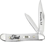 Case Trust Peanut 60867 Stainless Bone Folding Knife. Fixed Price $86.99.