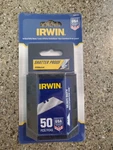 50PK Irwin Shatter Proof Bi- Metal Razor Blades Heavy Duty Multipurpose Made Usa. Fixed Price $25.00.