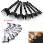 7PCS Leather Craft Tools Half-round Cutter Punch Belt Strap End. Fixed Price $18.29.