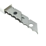 Crl Extra Long Serrated Utility Knife Blades 4-3/16" Fits Standard Knives. Fixed Price $55.42.